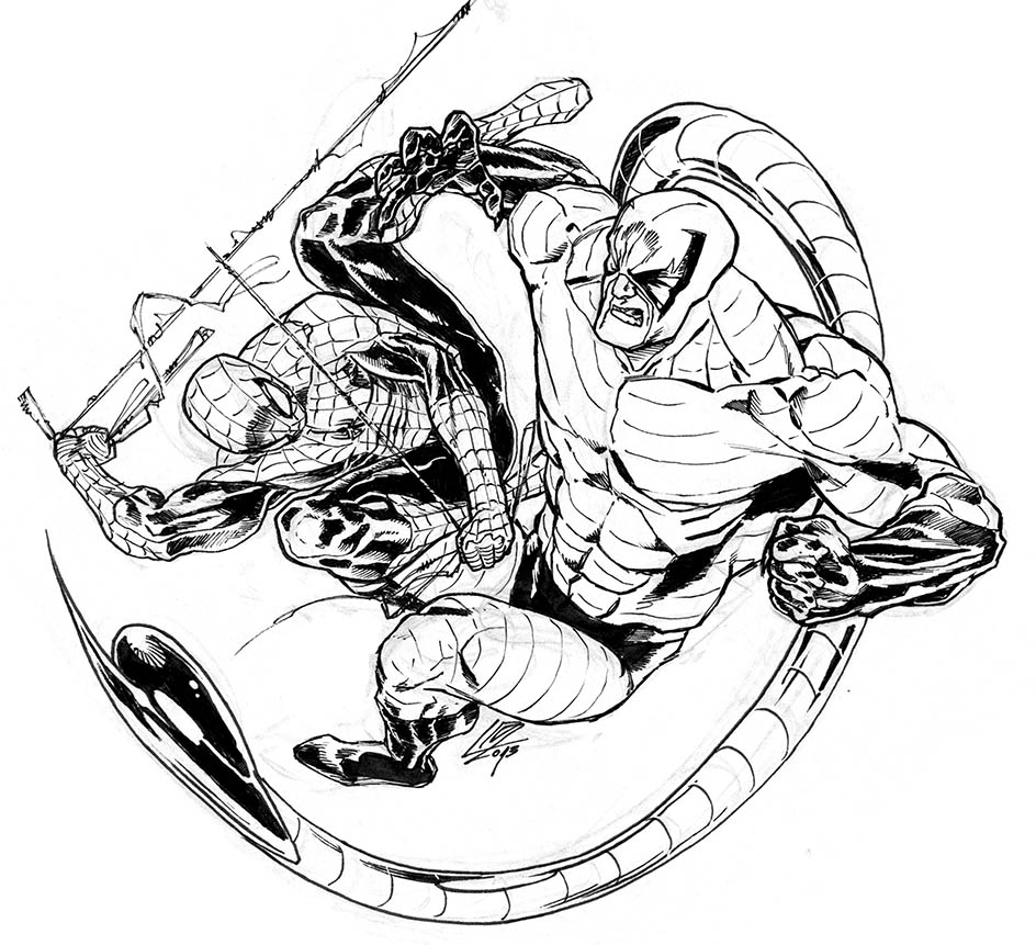 Marvel Scorpion Pages Coloring Pages